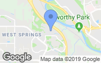 Map of Silver Springs, AB
