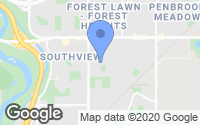 Map of Silver Springs, AB