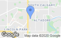 Map of Silver Springs, AB