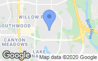Map of Silver Springs, AB
